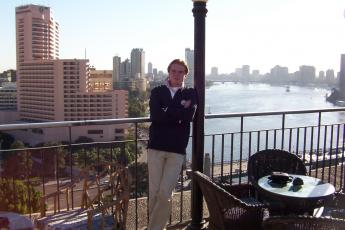 Werner Dankers (20) in Caïro.