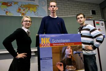 V.l.n.r. Mariëlle, Adriaan en Geerten.