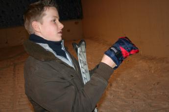 …handschoenen aan…