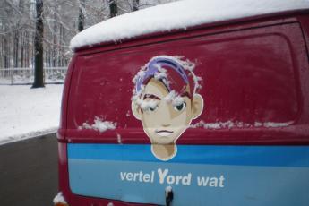 ...de Yordbus had het ook koud...