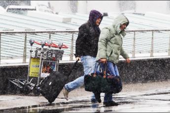 ...vertraging op Schiphol...