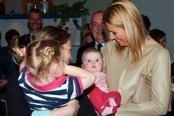 Prinses Màxima op de Thuisfrontdag.