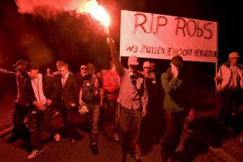 ’R.I.P. Robs, we zullen je nooit vergeten’.