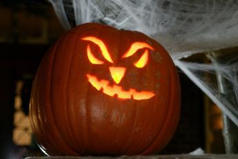 Halloweenpompoen.